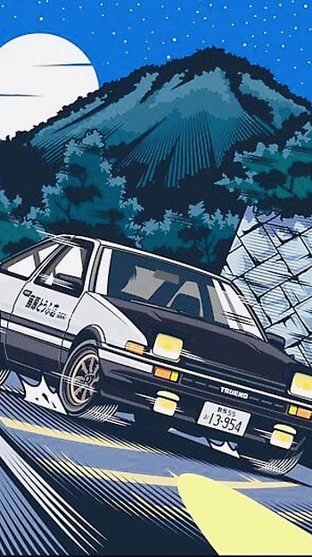 Initial D HD phone wallpaper