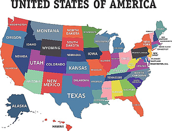 United States Map, map of us HD wallpaper