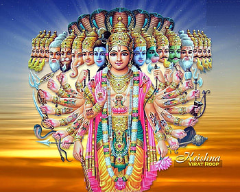 latest krishna virat roop 1280x1024 is a HD wallpaper