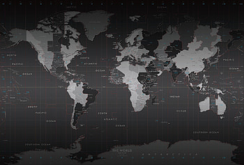World Map Mural Black And White Fresh Black And White World Map Wall HD wallpaper