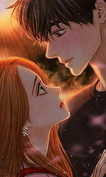 Anime Couple for Android, korean cartoon couple HD phone wallpaper