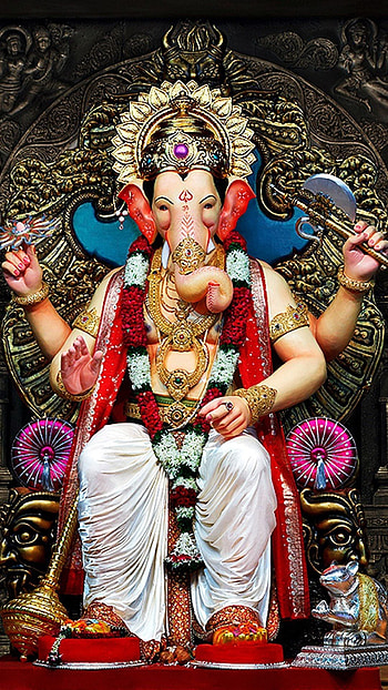 Lalbaugcha Raja Ganapati Ganesh Chaturthi HD phone wallpaper