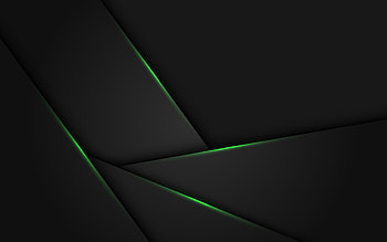 black stylish background, green neon lines, green light effects, abstract black backgrounds with resolution 2880x1800. High Quality HD wallpaper