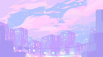 kawaii landscape HD wallpaper