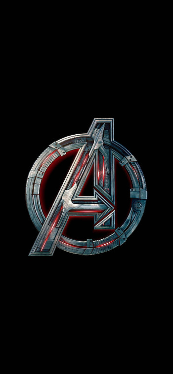 Avengers Logo, avengers dark HD phone wallpaper