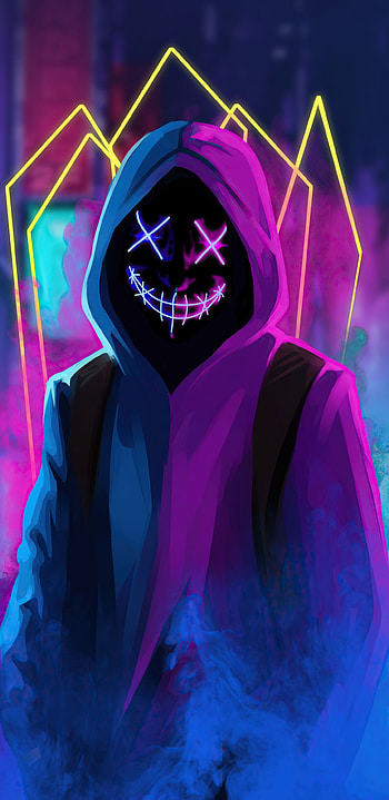 Cool Boy DJ, neon men HD phone wallpaper