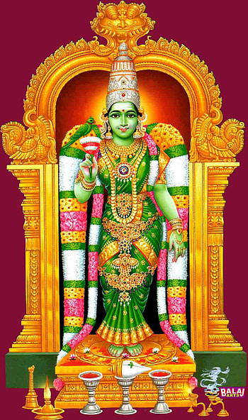 Goddess Madurai Meenakshi Amman &, lord amman HD phone wallpaper