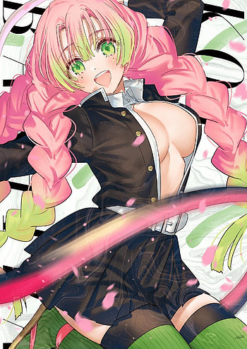 Mitsuri Kanroji Kimetsu no Yaiba Mitsuri Kanroji, love hashira HD phone wallpaper