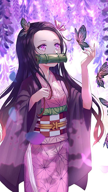 Nezuko Kamado 720x1280 anime backgrounds, nezuko kawaii HD phone wallpaper