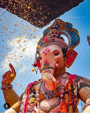 cute ganpati bappa, ganpati bappa full HD phone wallpaper