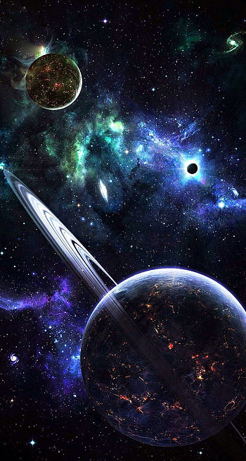 Galaxy Planets, galaxy planet smart HD phone wallpaper