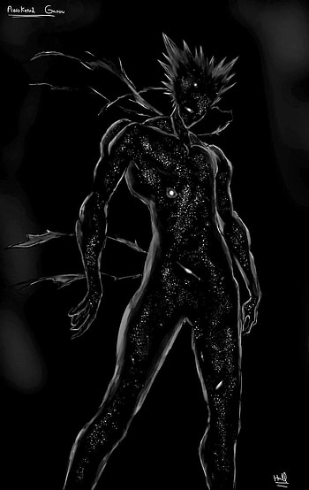 fanart of Cosmic Garou with Spiral Garou pose : r/OnePunchMan HD phone wallpaper