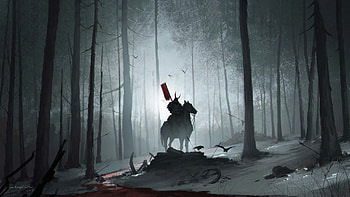 2560x1440 Forest Samurai 1440P Resolution HD wallpaper