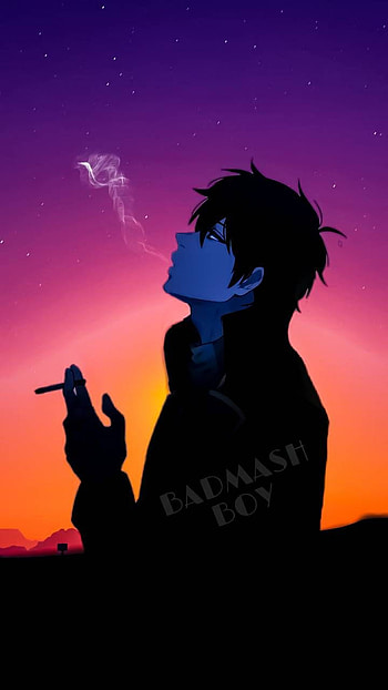 Badmash boy by Badmashboy973, sad boy smoking HD phone wallpaper