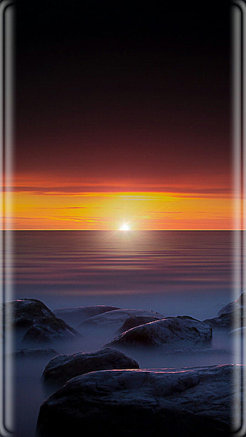 Victorya on Закаты, curved screen HD phone wallpaper