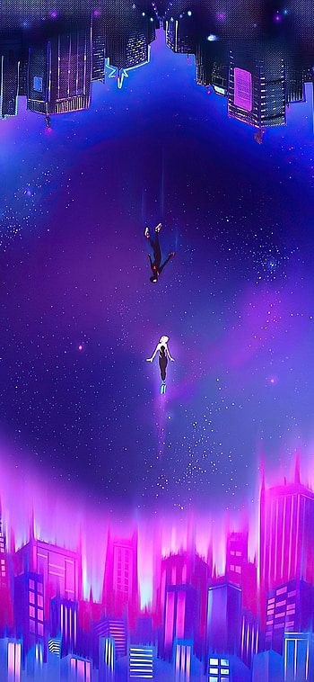 1125x2436 Spider Gwen And Miles Spiderman XS, 10, X , Backgrounds, and, miles and gwen HD phone wallpaper