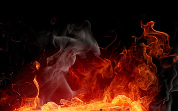 Black Fire Group, flame background png HD wallpaper
