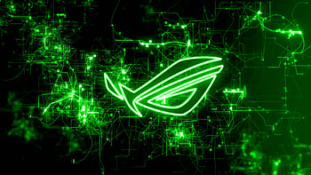 Asus Green, gaming green HD wallpaper