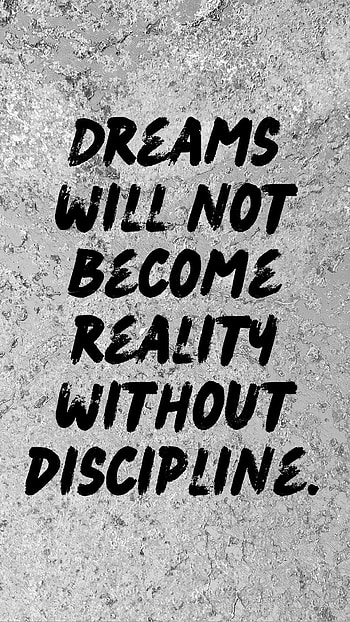 Inspirational and Motivational Quotes + Backgrounds, mobile discipline HD phone wallpaper