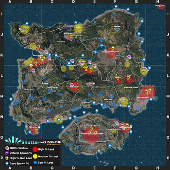 PUBG Map, erangel map HD wallpaper
