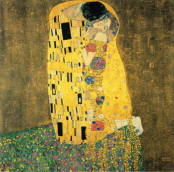 GUSTAV KLIMT THE KISS HD wallpaper