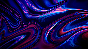 Blue & Purple Abstract Liquid, abstract liquid purple pink and black HD wallpaper