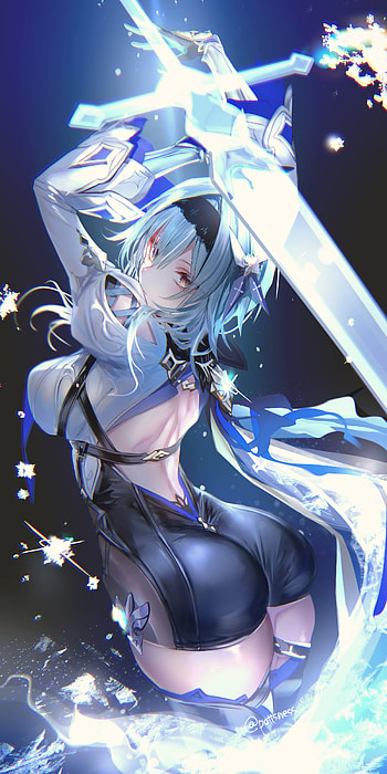 Eula Lawrence [Genshin Impact]: OfficialSenpaiHeat HD phone wallpaper