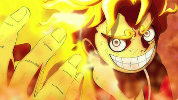 Sun God Luffy Gear 5 Live HD wallpaper