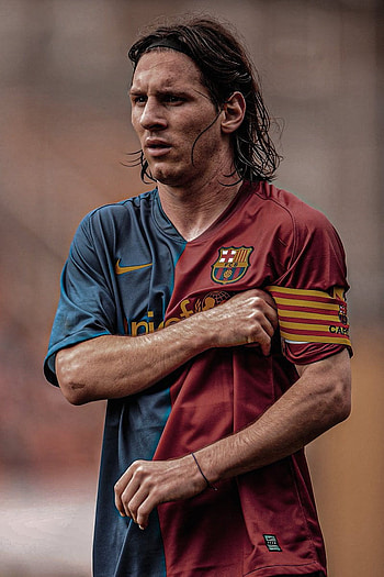 Leo Messi, messi long hair HD phone wallpaper
