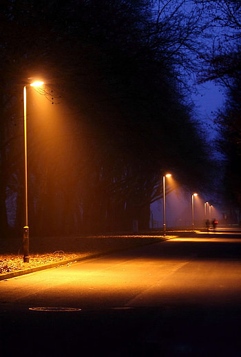 Parallax, streetlight HD phone wallpaper