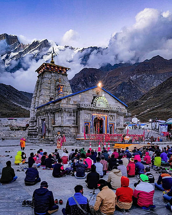 by Colours of India™ in Kedarnath Temple with @colours.of.india, and @__that_bac…, kedarnath full screen HD phone wallpaper