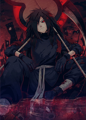 Madara Akatsuki, madara sitting HD phone wallpaper