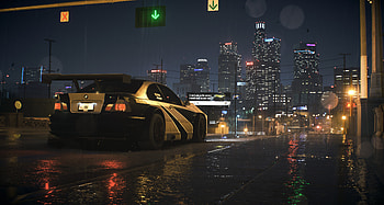 : BMW M3 GTR, Need for Speed, car, city, night, rain 7680x4108, nfs bmw HD wallpaper