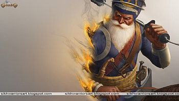 4 Sikh Warrior, baba deep singh ji HD wallpaper