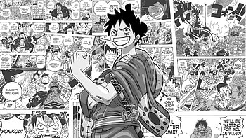 Monkey D Luffy Manga, brook one piece manga HD wallpaper