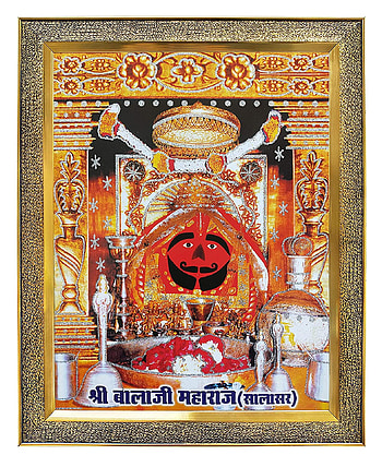 Koshtak Salasar Balaji dham Hanuman ji Frame with Unbreakable Glass for Wall Hanging/Gift/Temple/puja Room/Home Decor and Worship : Amazon.in: Home & Kitchen HD phone wallpaper