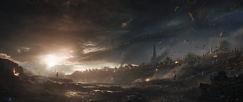 Captain America vs Thanos Army [3840 x 1608] : marvelstudios, captain america vs thanos army HD wallpaper