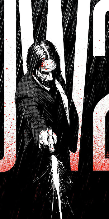 John Wick 2, movie, illustrated, 1080x2160, john wick baba yaga HD phone wallpaper