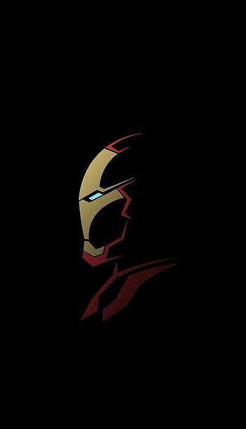 Simple Iron Man, iron man amoled HD phone wallpaper
