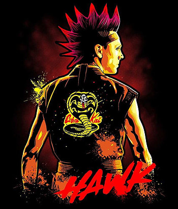 Cool Cobra Kai Hawk, hawk moskowitz HD phone wallpaper