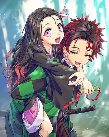 tanjiro x nezuko HD phone wallpaper