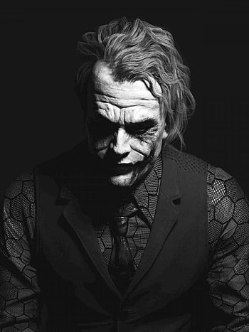 The Joker Black And White Pure Ultra Mobile, pubg joker HD phone wallpaper