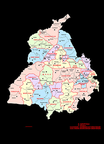 High Resolution Map of Punjab [] HD phone wallpaper