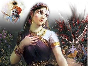 Is Radharani Mentioned in the Bhagavatam?, radha rani HD wallpaper
