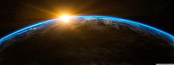 Earth Sunrise from Space Ultra Backgrounds for U TV : & UltraWide & Laptop : Multi Display, Dual & Triple Monitor : Tablet : Smart, 3840x1440 HD wallpaper