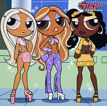 Aesthetic Powerpuff Girl posted by Sarah Walker, powerpuff girl baddie HD wallpaper