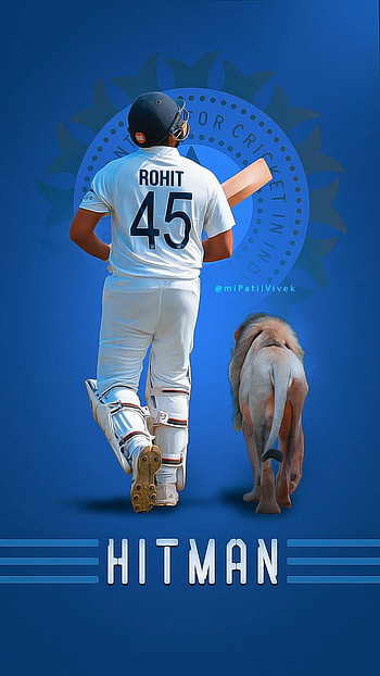 Mi Vivek on Twitter:, rohit sharma 45 HD phone wallpaper
