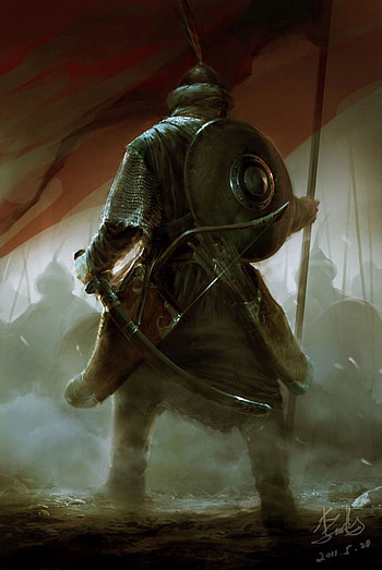 Fantasy, islamic warrior HD phone wallpaper