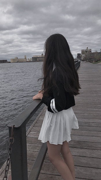 Ulzzang Girl, aesthetic korean girl HD phone wallpaper