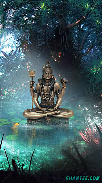 Neon Shiv Ji, shiva face HD phone wallpaper